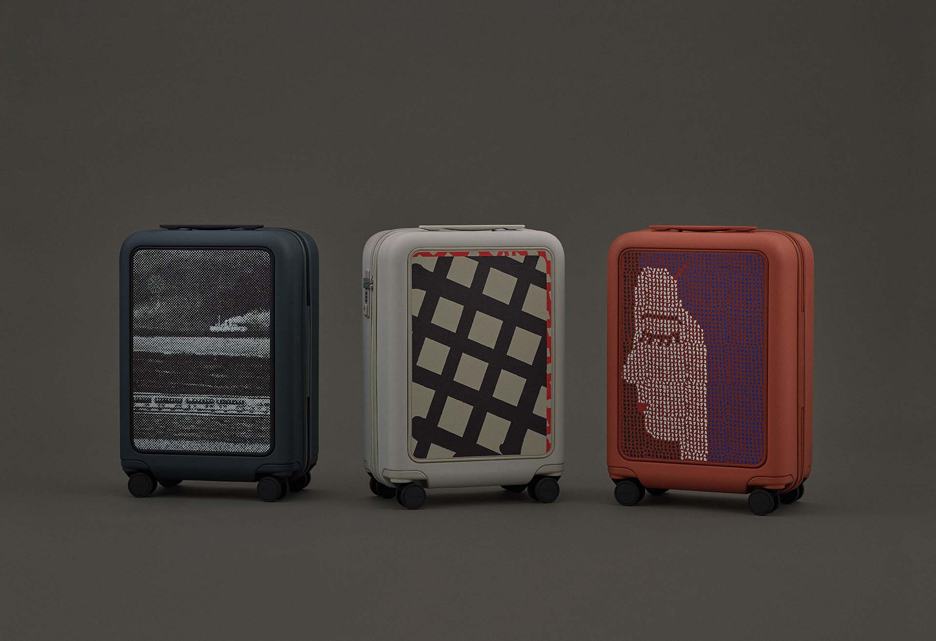 moln スーツケース small チャコール チャコール | moln